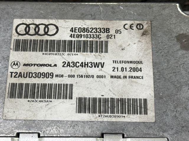 bontott AUDI A8 Telefon Elektronika