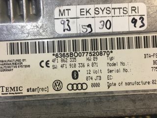 bontott AUDI A8 Telefon Elektronika