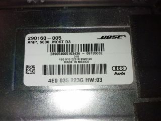 bontott AUDI A8 Végfok