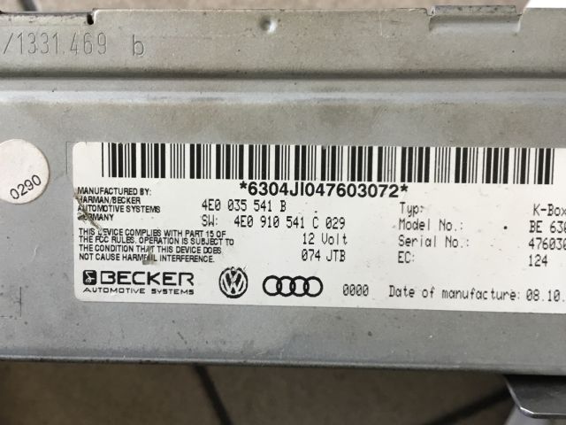 bontott AUDI A8 Végfok