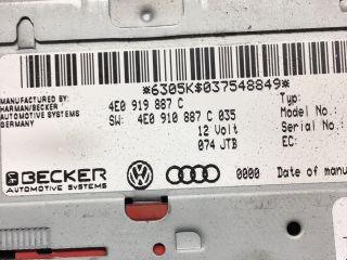 bontott AUDI A8 Video Elektronika