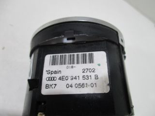 bontott AUDI A8 Világítás Kapcsoló