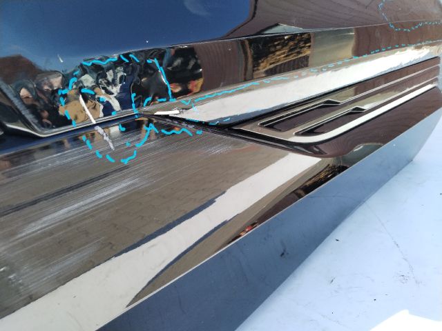 bontott AUDI E-TRON Jobb hátsó Ajtó (Üres lemez)