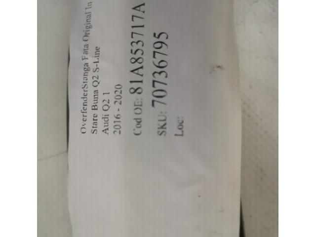 bontott AUDI Q2 Bal első Sárvédő Díszléc