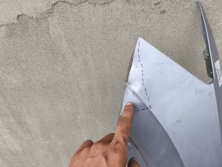 bontott AUDI Q2 Bal első Sárvédő