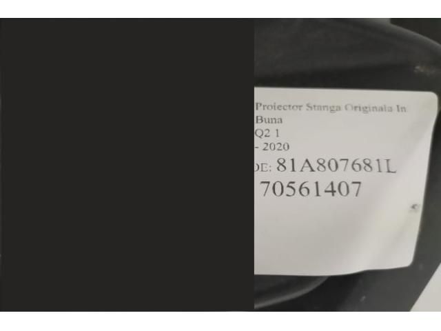 bontott AUDI Q2 Bal Ködzárófény Keret