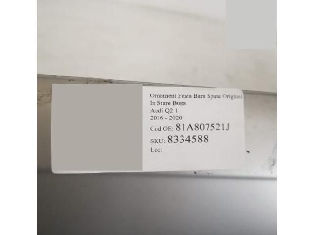 bontott AUDI Q2 Hátsó Lökhárító Díszléc