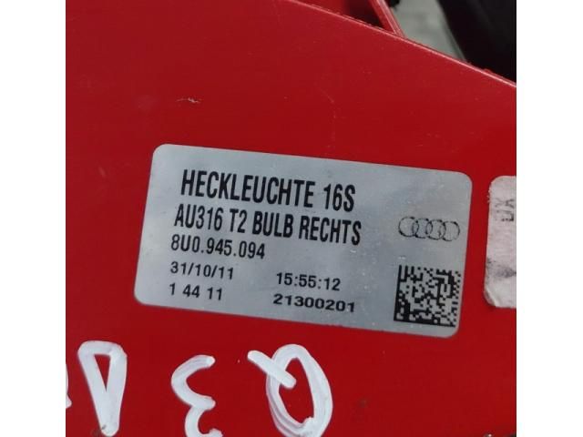 bontott AUDI Q3 Jobb Belső Hátsó Lámpa