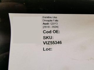 bontott AUDI Q3 Jobb első Ajtó Díszléc