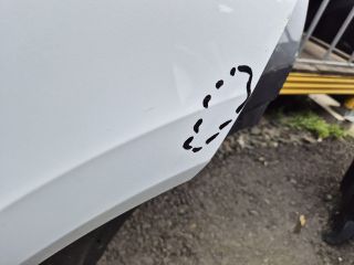 bontott AUDI Q4 Bal hátsó Ajtó (Üres lemez)