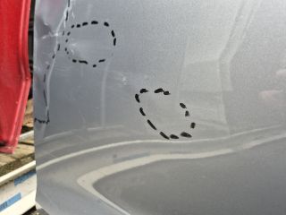 bontott AUDI Q5 Bal első Ajtó (Üres lemez)