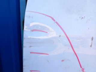 bontott AUDI Q5 Bal első Ajtó (Üres lemez)