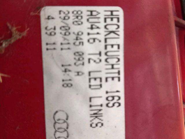 bontott AUDI Q5 Bal Hátsó Lámpa