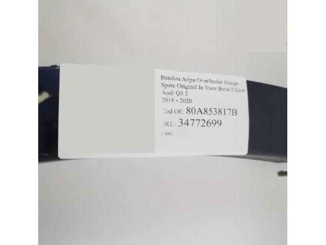 bontott AUDI Q5 Bal hátsó Sárvédő Díszléc