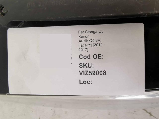 bontott AUDI Q5 Bal Xenon Fényszóró