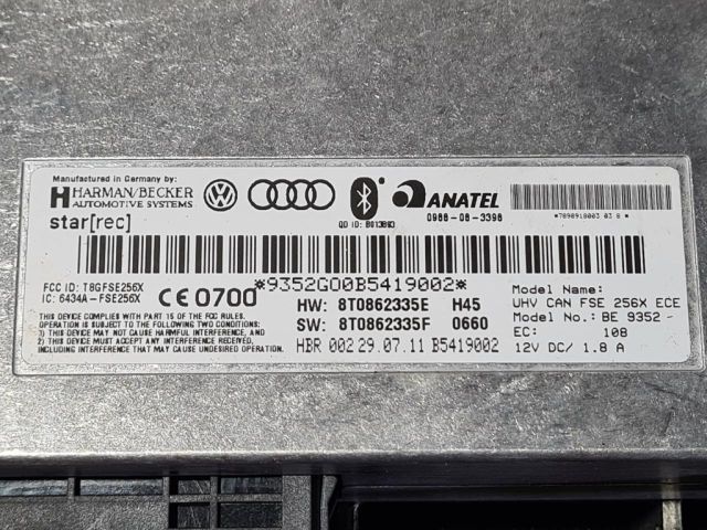 bontott AUDI Q5 Bluetooth Elektronika