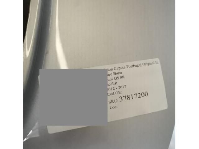 bontott AUDI Q5 Csomagtérajtó (Üres lemez)