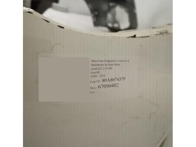 bontott AUDI Q5 Első Lökhárító (Részeivel)