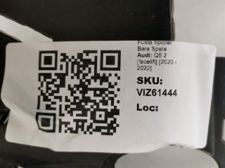 bontott AUDI Q5 Hátsó Lökhárító Alsó (Műanyag)