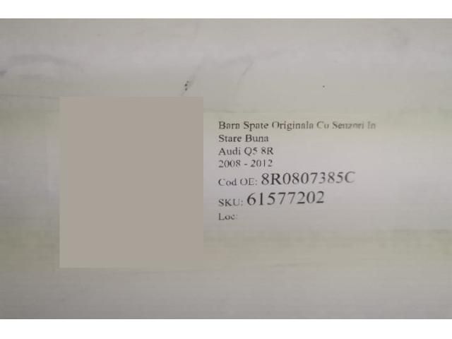 bontott AUDI Q5 Hátsó Lökhárító (Részeivel)