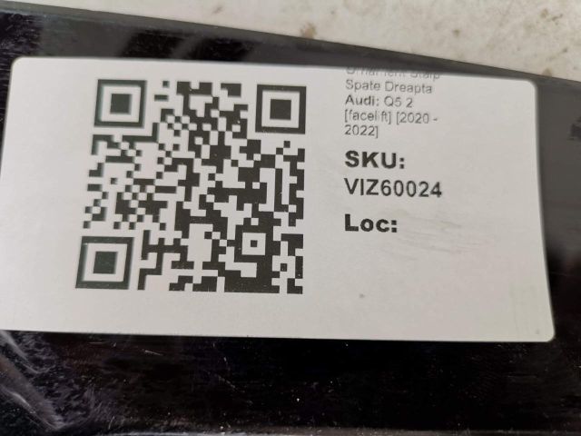 bontott AUDI Q5 Jobb C Oszlop Burkolat