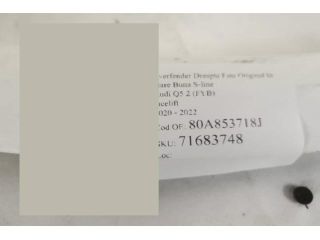 bontott AUDI Q5 Jobb első Sárvédő Díszléc