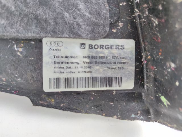 bontott AUDI Q5 Jobb hátsó Csomagtér Burkolat (Műanyag)