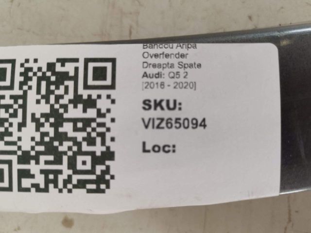 bontott AUDI Q5 Jobb hátsó Sárvédő Díszléc