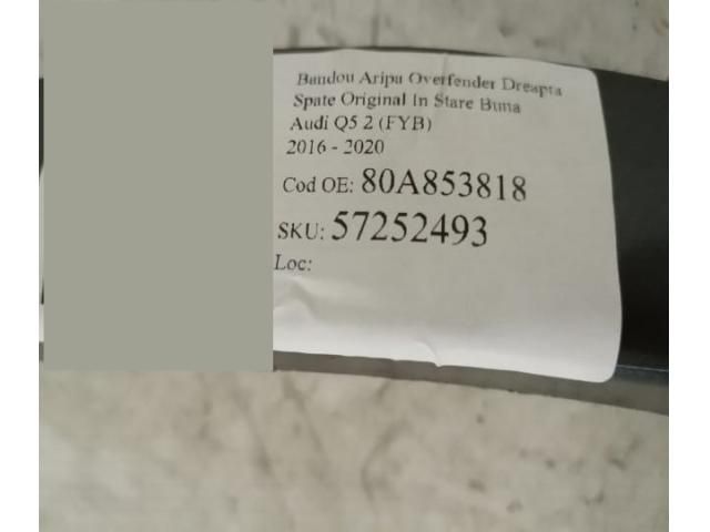 bontott AUDI Q5 Jobb hátsó Sárvédő Díszléc