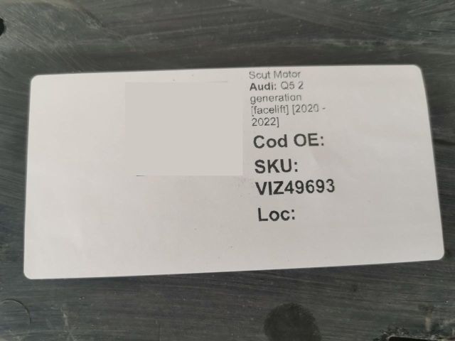 bontott AUDI Q5 Kartervédő