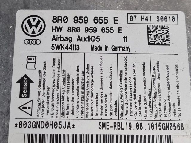 bontott AUDI Q5 Légzsák Elektronika