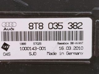 bontott AUDI Q5 Mélynyomó Hangszóró