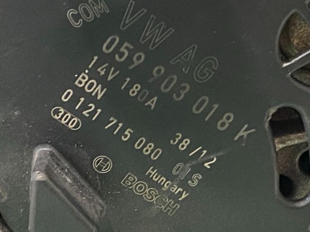 bontott AUDI Q7 Generátor