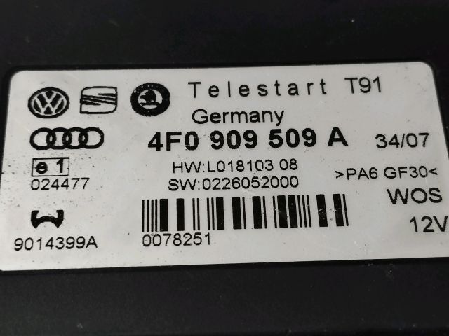 bontott AUDI Q7 Állófűtés Antenna