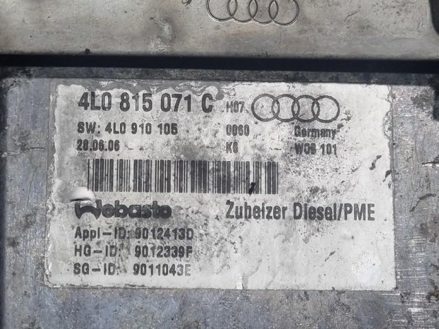 bontott AUDI Q7 Állófűtés (Részeivel)