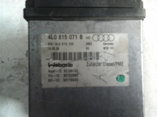 bontott AUDI Q7 Állófűtés (Részeivel)