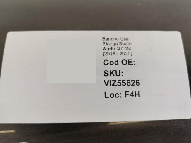 bontott AUDI Q7 Bal hátsó Ajtó Kárpit