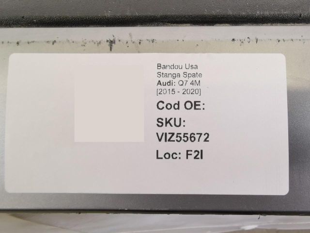 bontott AUDI Q7 Bal hátsó Ajtó Kárpit