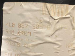 bontott AUDI Q7 Bal hátsó Ajtó Kárpit