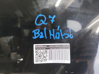 bontott AUDI Q7 Bal hátsó Ajtó (Üres lemez)