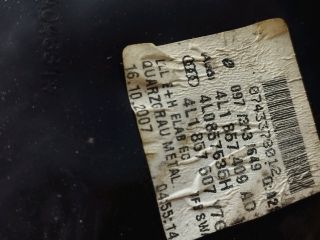 bontott AUDI Q7 Bal Visszapillantó Tükör (Elektromos)