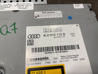 bontott AUDI Q7 CD / DVD Tár