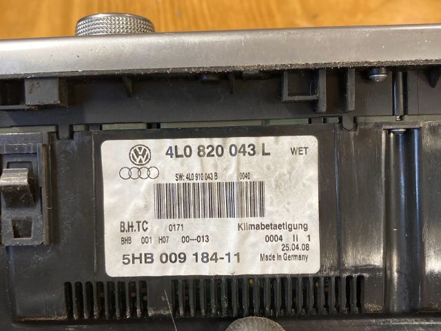 bontott AUDI Q7 Fűtéskapcsoló (digit klímás)