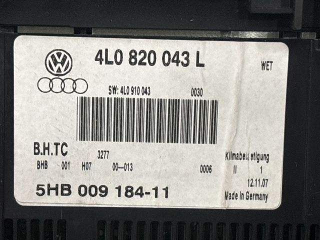 bontott AUDI Q7 Fűtéskapcsoló (digit klímás)