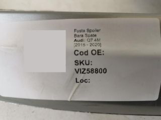 bontott AUDI Q7 Hátsó Lökhárító Alsó (Műanyag)