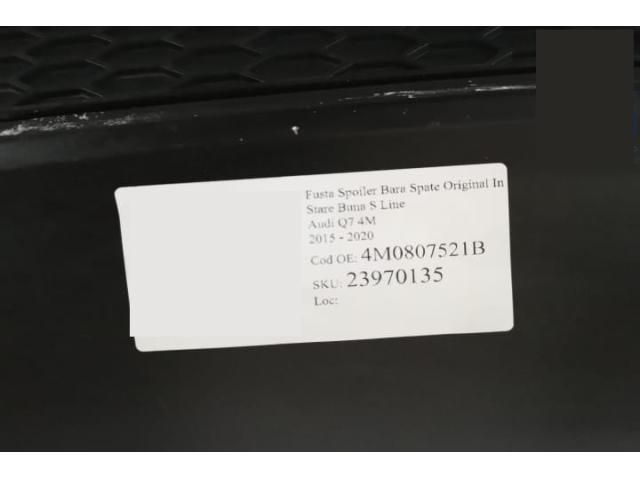 bontott AUDI Q7 Hátsó Lökhárító Alsó (Műanyag)