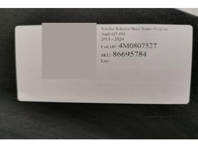 bontott AUDI Q7 Hátsó Lökhárító Légterelő