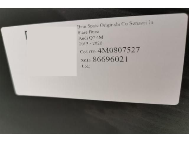 bontott AUDI Q7 Hátsó Lökhárító (Részeivel)