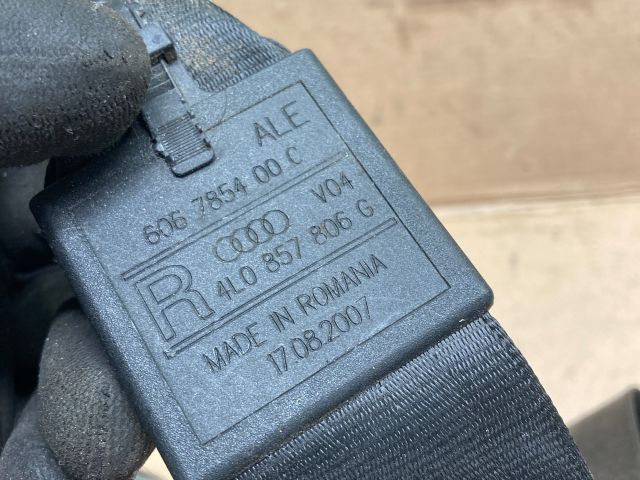 bontott AUDI Q7 Jobb hátsó Biztonsági Öv