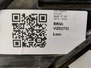 bontott AUDI Q7 Jobb Ledes Fényszóró